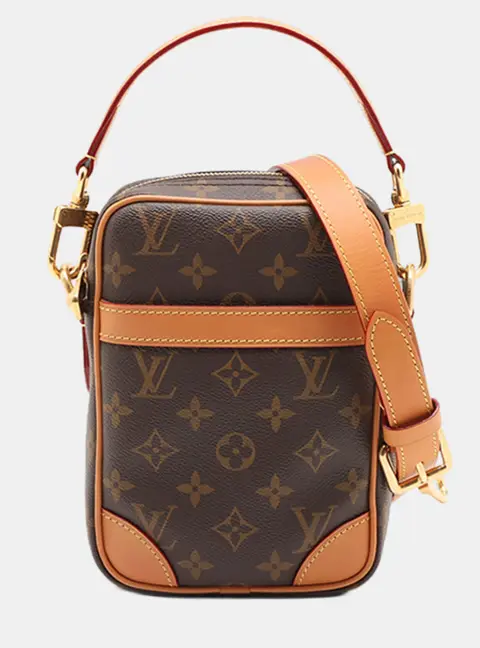 Louis Vuitton Monogram Archive Danube Brown Monogram Canvas Crossbody Bag