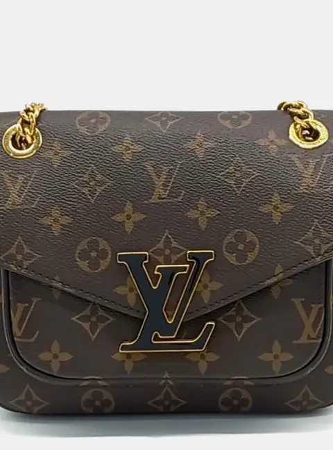 Louis Vuitton Passy MM Monogram Brown Monogram Canvas Shoulder Bag