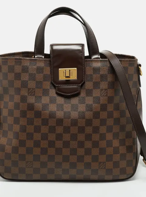 Louis Vuitton Cabas Rosebery Damier Ebene Canvas Tote