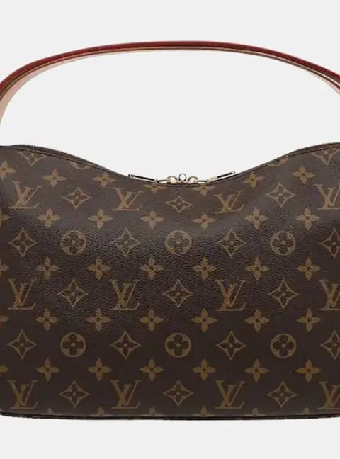 Louis Vuitton Slouchy PM Brown Monogram Canvas Shoulder Bag