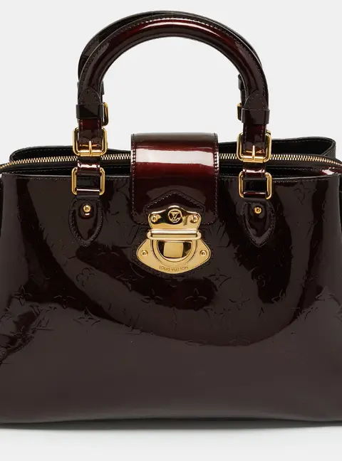 Louis Vuitton Melrose Avenue Amarante Monogram Vernis Bag
