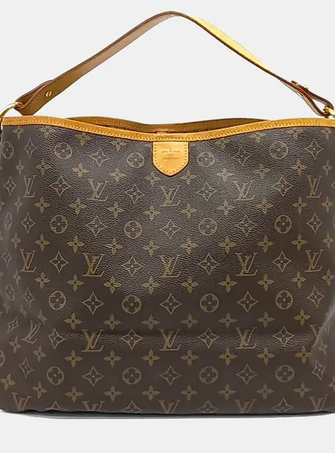 Louis Vuitton Delightful MM Brown Monogram Canvas Shoulder Bag