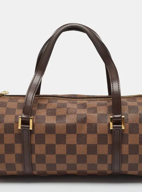 Louis Vuitton Papillon 26 Damier Ebene Canvas Bag