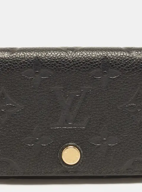 Louis Vuitton Business Black Monogram Empreinte Card Holder