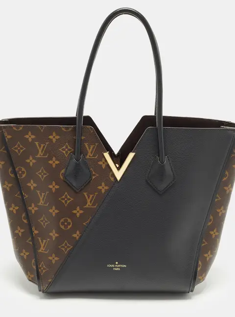 Louis Vuitton Kimono MM Black Monogram canvas and Leather Bag