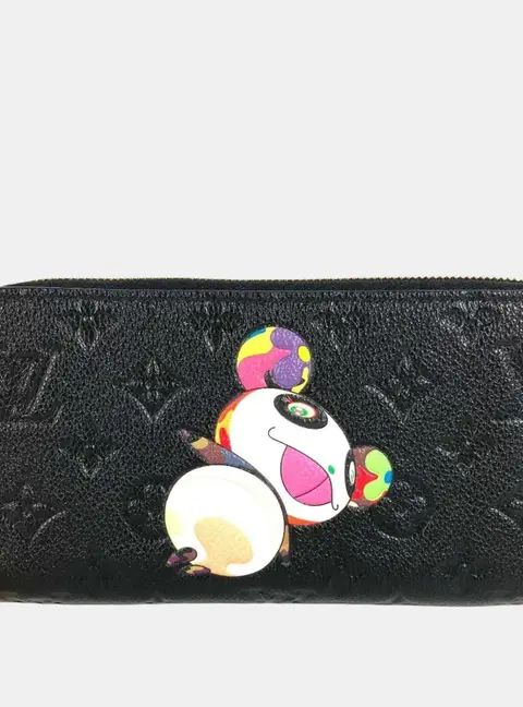 Louis Vuitton Zippy Black Monogram Empreinte Leather Long Wallet