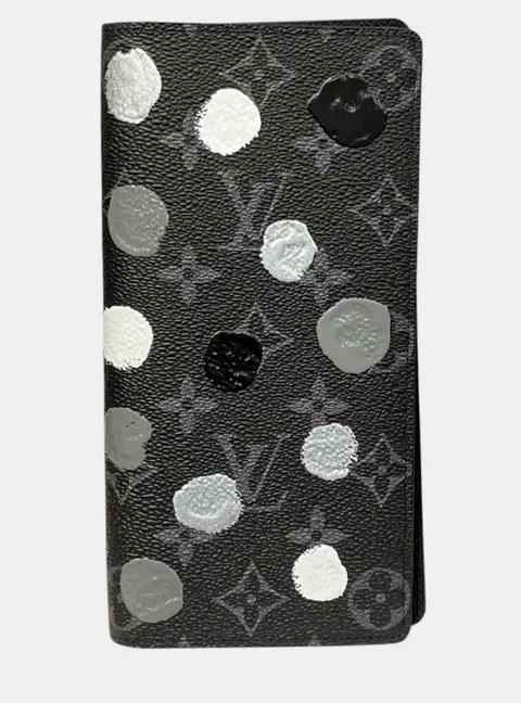 Louis Vuitton Portefeuille Brazza Monogram Eclipse Canvas Long Wallet