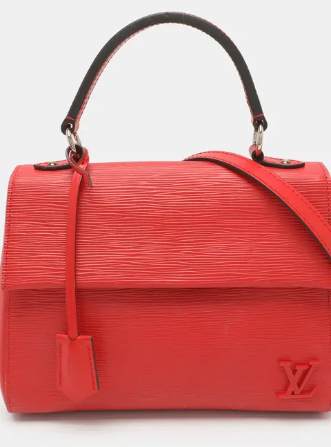 Louis Vuitton Cluny BB Red Epi Leather Bag