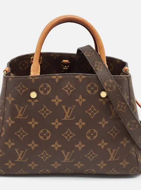 Louis Vuitton Montaigne BB Monogram Canvas and Leather Bag