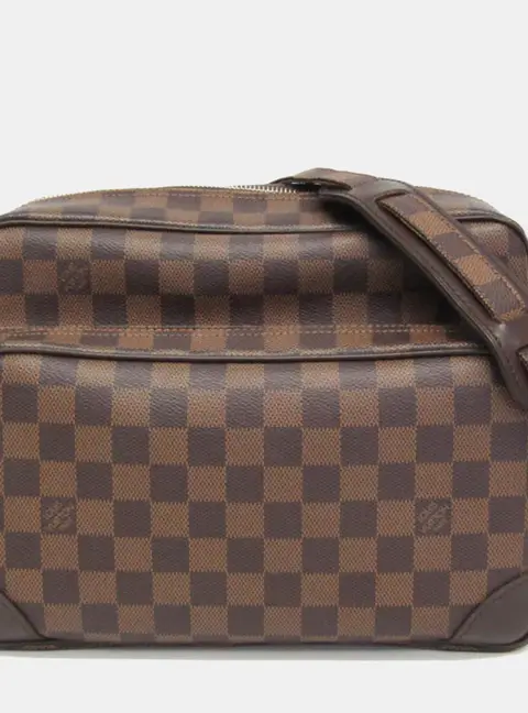Louis Vuitton Nile Damier Ebene Brown Coated Canvas Shoulder Bag
