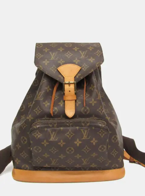 Louis Vuitton Montsouris GM Brown Monogram Canvas Backpack Bag
