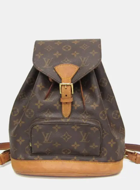Louis Vuitton Montsouris MM Brown Monogram Canvas Backpack Bag