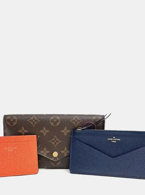 Louis Vuitton Brown PVC Monogram Gianne Wallet M62203