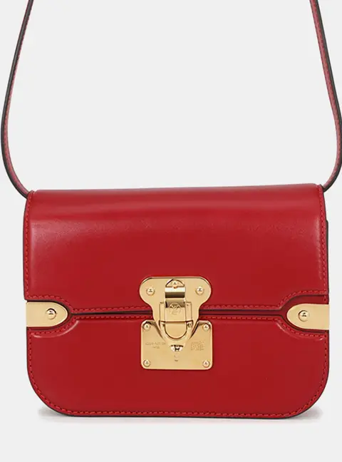 Louis Vuitton Orsay MM Red Calfskin Leather Crossbody Bag