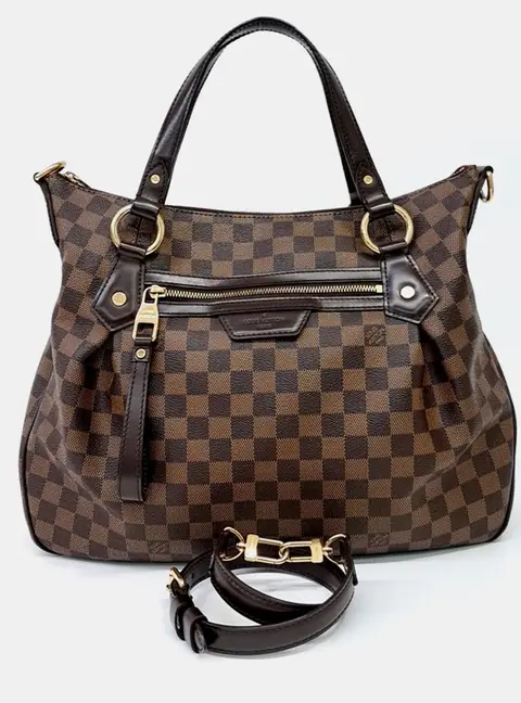 Louis Vuitton Brown PVC Damier &Eacute;vora MM