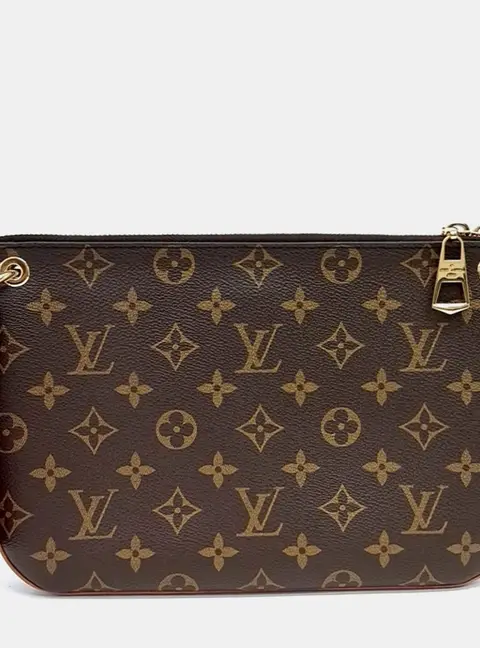 Louis Vuitton Lorette Monogram Canvas Leather Crossbody Bag