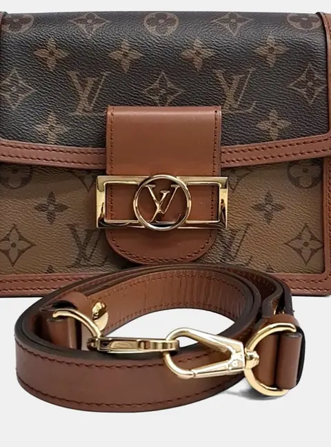 Louis Vuitton Brown PVC Mini Dauphine M44580
