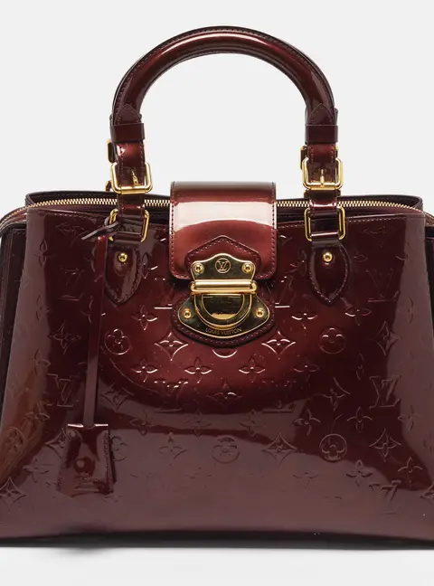 Louis Vuitton Melrose Avenue Amarante Monogram Vernis Bag