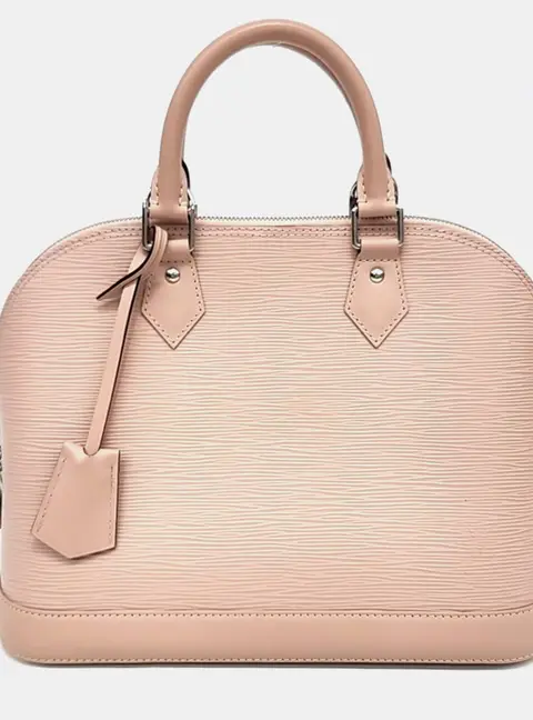 Louis Vuitton Alma PM Rose Ballerine Epi Leather Top Handle Bag