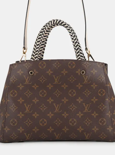 Louis Vuitton Montaigne MM Monogram Canvas Top Handle Bag