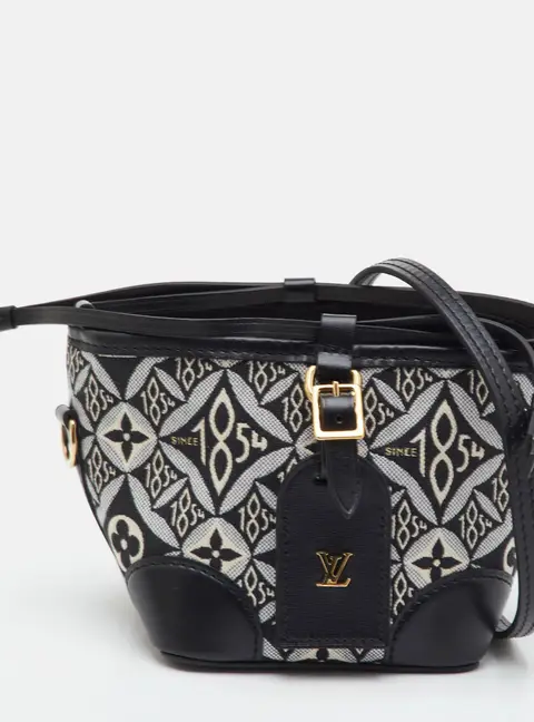 Louis Vuitton Since 1854 Nano Neo Black/White Monogram Jacquard Bag