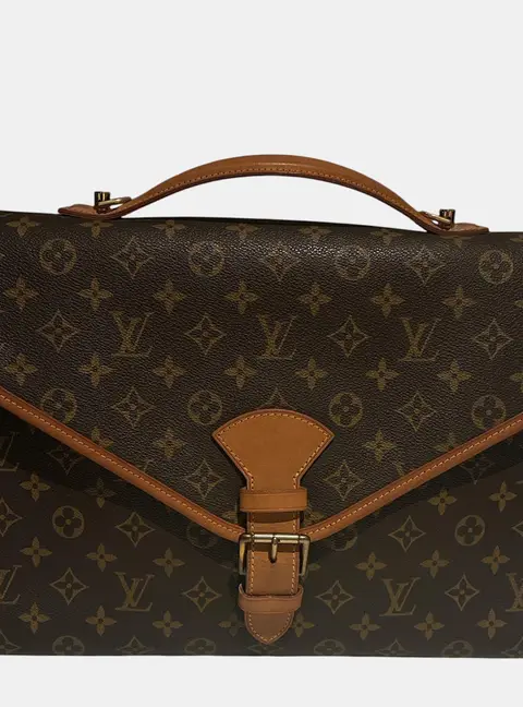 Louis Vuitton Beverly GM Brown Monogram Canvas Briefcase Bag