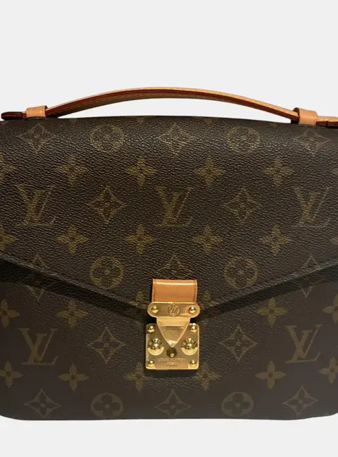 Louis Vuitton Pochette Metis MM Brown Monogram Canvas Crossbody Bag