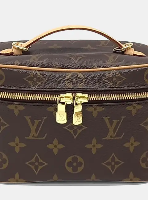 Louis Vuitton Brown PVC Nice Mini Handbag