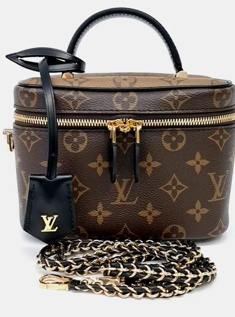 Louis Vuitton Vanity PM Brown Monogram Canvas Crossbody Bag