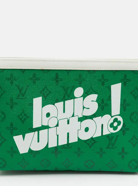 Louis Vuitton Voyage MM Everyday Green Monogram Canvas Pochette