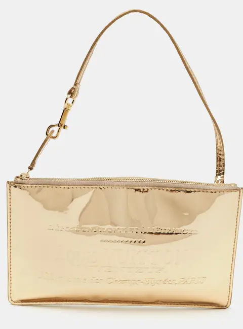 Louis Vuitton Inventeur Gold Miroir Pochette Plat Bag