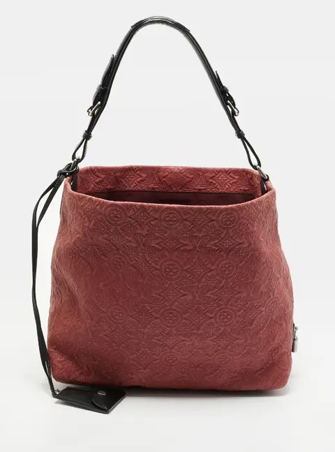 Louis Vuitton Antheia PM Framboise Monogram Leather Bag