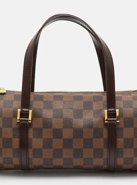 Louis Vuitton Papillon 26 Damier Ebene Canvas Bag