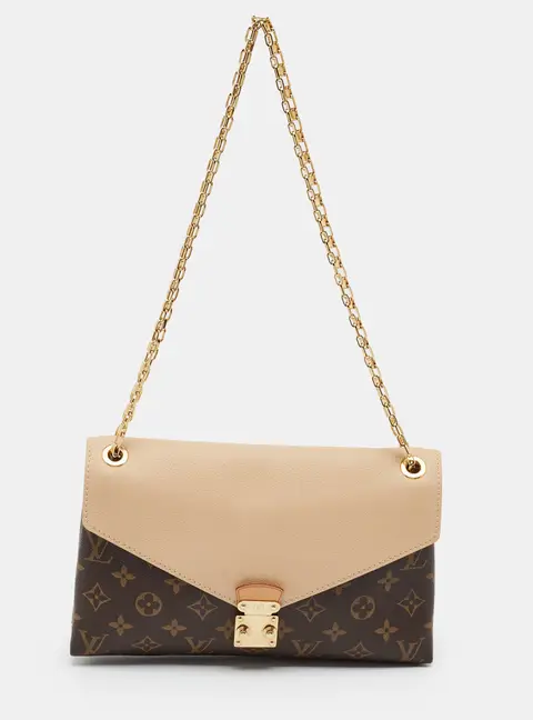 Louis Vuitton Pallas Chain Dune Monogram Canvas Bag