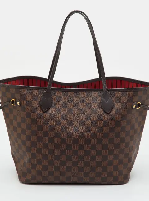 Louis Vuitton Neverfull MM Damier Ebene Canvas Bag