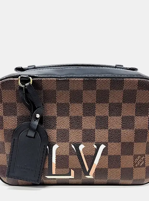 Louis Vuitton Brown PVC  Damier Santa Monica