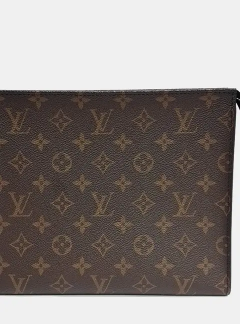 Louis Vuitton Brown PVC Monogram Pochette Toilette NM