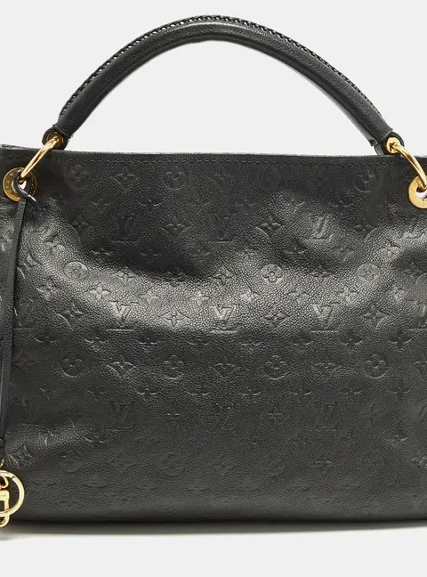 Louis Vuitton Artsy MM Bleu Infini Empreinte Leather Bag