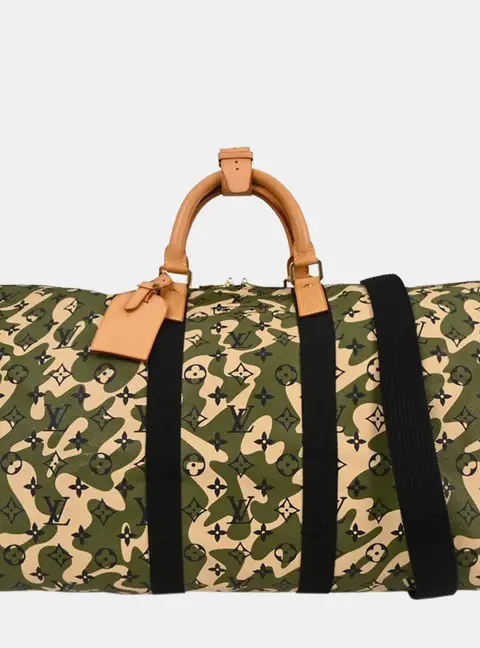 Louis Vuitton Keepall Bandouliere 55 Monogramouflage Duffel Bag
