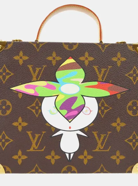 Louis Vuitton x Takashi Murakami Flower Hat Man Monogram Multicolore Canvas Jewelry Box