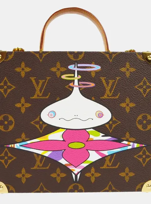 Louis Vuitton x Takashi Murakami Onion Head Multicolor Monogram Canvas Top Handle Bag