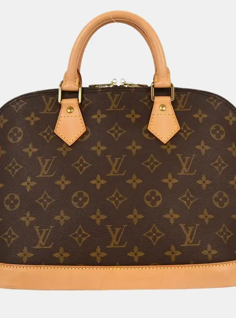Louis Vuitton Alma PM Brown Monogram Canvas Top Handle Bag
