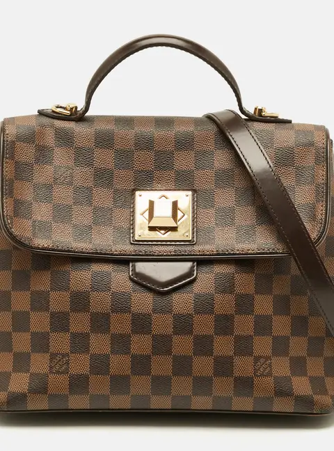 Louis Vuitton Bergamo MM Damier Ebene Canvas Bag