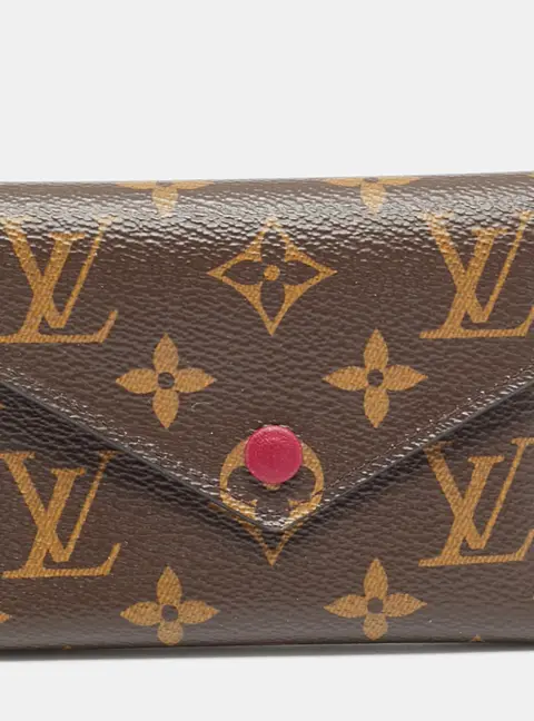 Louis Vuitton Victorine Fuchsia Monogram Canvas Trifold Wallet
