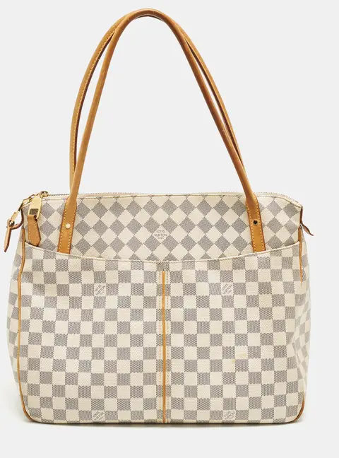Louis Vuitton Figheri GM Damier Azur Canvas Bag