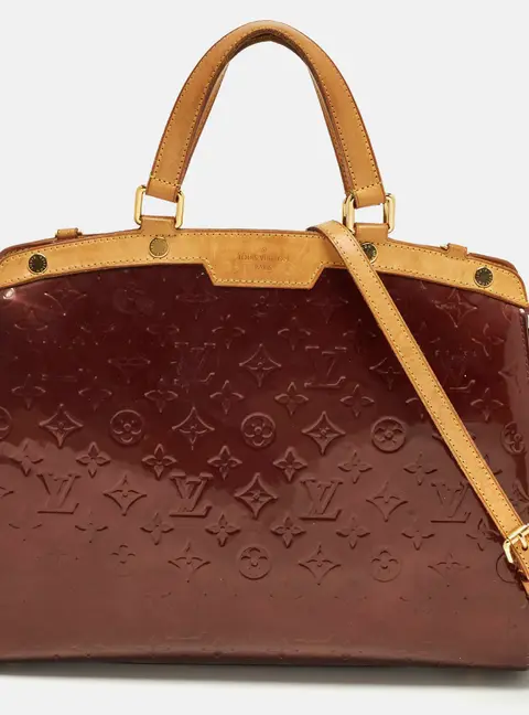 Louis Vuitton Rouge Fauviste Monogram Vernis Brea GM Bag