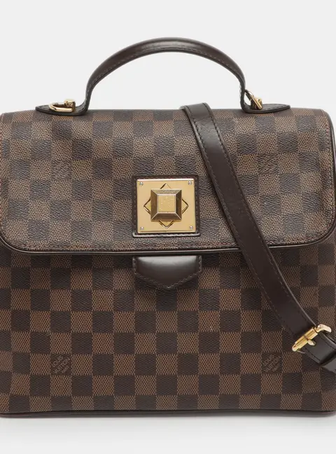 Louis Vuitton Bergamo MM Damier Ebene Canvas Bag
