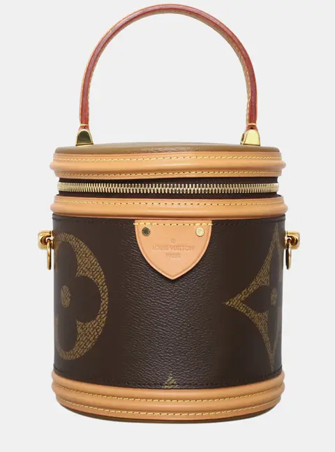 Louis Vuitton Cannes GM Brown Giant Monogram Canvas Bucket Bag