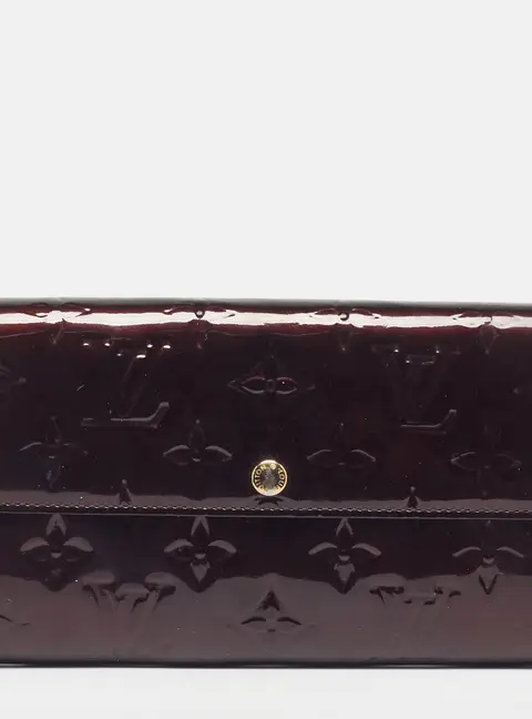 Louis Vuitton Sarah Amarante Monogram Vernis Wallet