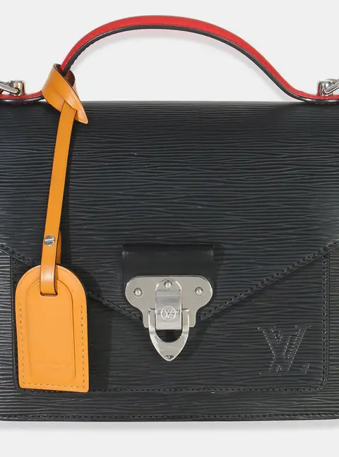 Louis Vuitton Neo Monceau Black/Red/Blue Epi Leather Bag